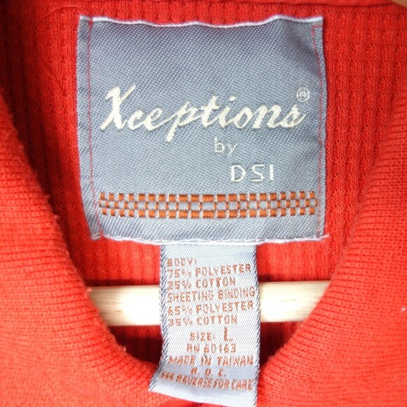 Xceptions By DSI Men's Size L Large Vintage 80's Polo Shirt #1470 - Picture 4 of 8